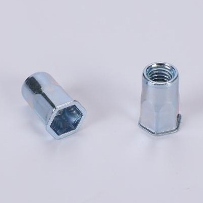 Ferminderje Head Half Hex Body Steel Rivet Nuts